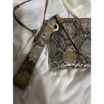 Hobo International Vida Leather Clutch Mosaic Snake Shimmer Wristlet Wallet EUC Photo 2