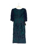 JS Collections JS Collection Celeste Knee length Navy kelly green lace dress Sz 4 Cocktail Lady Photo 3