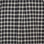 Madewell  Black & White Plaid Midi Shirt Dress Size M Long Sleeve Pockets Buttons Photo 8