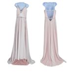 Oyisha NWTJeweled Rhinestone Maxi Long Gown Dress Wedding Prom Size 14 Ball White Photo 1