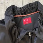 Elle Black Tie Satin Cropped Jacket NWT Photo 10
