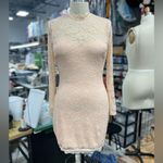 Bebe  floral lace bodycon dress L Photo 2