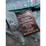 AFRM Green Floral Long Puff Sleeve Peasant Button Up Blouse Bodysuit Top Size M Size M Photo 4