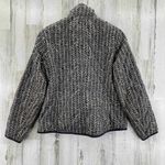 Lands' End  Primaloft Packable Jacket Womens Medium Petite 10-12 Black Tan‎ Photo 5