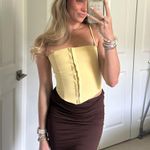 Alana Eve Yellow Corset Top Photo 1