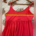 Hot pink / coral bohemian Maxi Dress women Large Photo 3