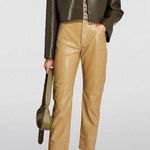 NANUSHKA Dark Olive Cropped Holleen Shirt Long Sleeves Jacket Size Large Green Photo 0