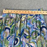 easel Los Angeles Maxi Swim Skirt Women's Medium Marble Print Handkerchief Hem Photo 3