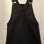 Topshop MOTO Black Overall Denim Dress Photo 2