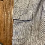 Old Navy linen blend pinstripe cargo pant size small Photo 6