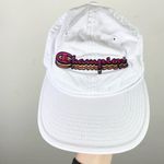 Champion  White Spellout Baseball Cap Hat Photo 4