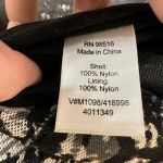 Coldwater Creek  Black & White Longsleeve Sheer Nylon Business Dress‎ Size 6 Photo 7