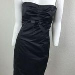 Forever 21 FOREVER Dress Sexy Black Bow Front Strapless XS Photo 0