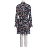 Derek Lam  10 Crosby Black Floral Print Mini Shirt Dress XS Photo 1