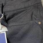 ZARA Jeans Womens 12 Black Mid Rise Skinny Peach Touch Sleek Denim Minimalist Photo 8