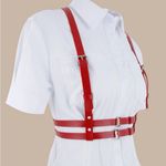Red Underbust Double Harness Belt New Photo 3