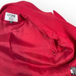 Vintage Red Suit Jacket and Skirt Set Small Size 4 Photo 7