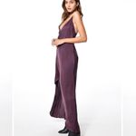 Young Fabulous and Broke  Givanni Maxi Wrap Dress Raisin Solid Photo 2