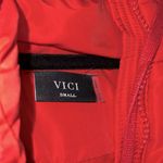 VICI Stay Awhile Pocketed Hooded Puffer Jacket - Red Photo 8