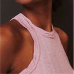 Pilcro Anthropologie  Sustainable Ribbed Tank Top In Pink Size S Photo 3