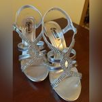 Sweetie’s Prom/Pageant Rhinestone Heels. Size 6.5. Silver Photo 1