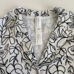 Fabletics Floral Print Crinkle Cotton Voile Short Onesie Romper Women’s Medium Photo 2