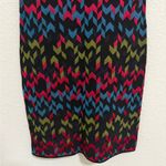 M Missoni Knit Zigzag Bodycon Dress Short Sleeve Size Small Black Multicolor Photo 3