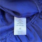 EUC Anthropologie Plenty Tracy Reese Silk Blend Fit Flare Blue Floral Dress 6 Photo 7