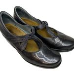 NAOT Pleasure Mary Jane L5 36 Leather Feminine Shoes Padded Heel Metallic Gray Size 5 Photo 2