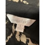 Charlie Hustle Charming Charlies Floral Sheer Button Up Long Sleeve Blouse Women's Size L Photo 2