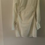 Choosy Crosby Plunging Shirt Dress Size 2 White Photo 8