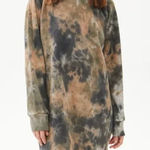 Michael Stars  TieDyed LOLLY Sweatshirt Dress‎ Photo 0