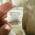 Wish Wild Flower Mid Tie Waist Adjustable Straps Midi Vacay Dress Size Small Photo 10