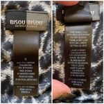 Bisou Bisou Open Back Mixed Animal Print Midi Dress sz 8 Photo 7