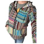 Rising International patchwork hippie coat Medium Blue Photo 0