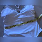 Shade & Shore 🔻NWT  white one piece swimsuit size 8/10 high leg cheeky Photo 8