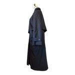 Jones New York Vintage  Black Trench Coat Removable Wool Lining Petite 6 P Photo 1