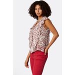 Joie NWT  Raquel Silk V-neck Floral
Blouse‎ in Gray Lilac Multi Sz XS $248 Photo 1