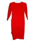 Gabrielle Union Knit Side Knot Dress‎ size XXL Red Photo 5