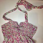 SheIn Women’s Pink Floral Backless Dress Size XS Wedding Party Cocktail Boho Fairy Photo 4