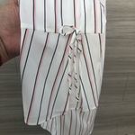 Roz & Ali Striped Button down shirt Size Medium Photo 5