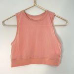 Nike  Miler Crop Running Tank Top Peach Small Photo 2