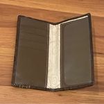 Brighton Brown Embossed Croc Leather Checkbook Wallet Photo 4