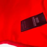 Good American NEW  Low Down Bodysuit Red Black Net Accent Sz 5 US XXL Minimalist Photo 12