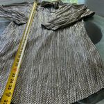 Sabina Musayev Anthropologie Eugine Shirt Dress Metallic Pleated size small Photo 14