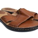 b.o.c. Born Concept Women's 9 Brown Leather Slip On Sandal Classic Comfort Photo 4