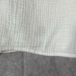 a.n.a  White Cropped Ruffle Spaghetti Strap Tank Top | Size L Photo 7