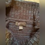 AB Studio  Cowl Neck Tunic Sweater Black Blue Size S NWT Cozy Classic Photo 4