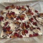 Time & Tru Floral Bell Sleeve Top - Size XL (16/18) Photo 0
