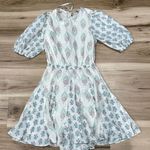 Christian LaCroix  Floral Lace Up Dress Women’s Small Photo 0